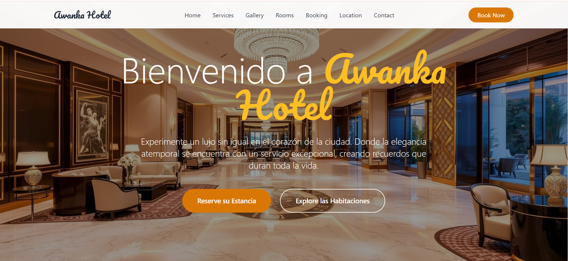 Hotel Website 1